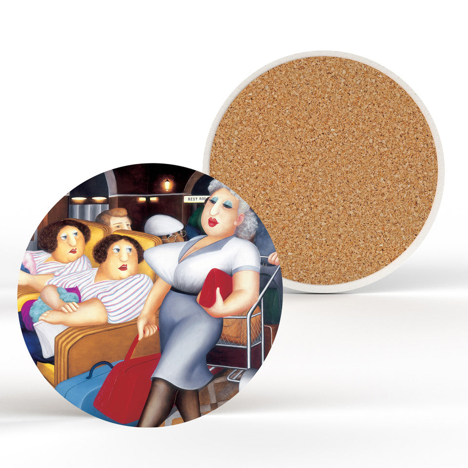 Twins Ceramic Coaster