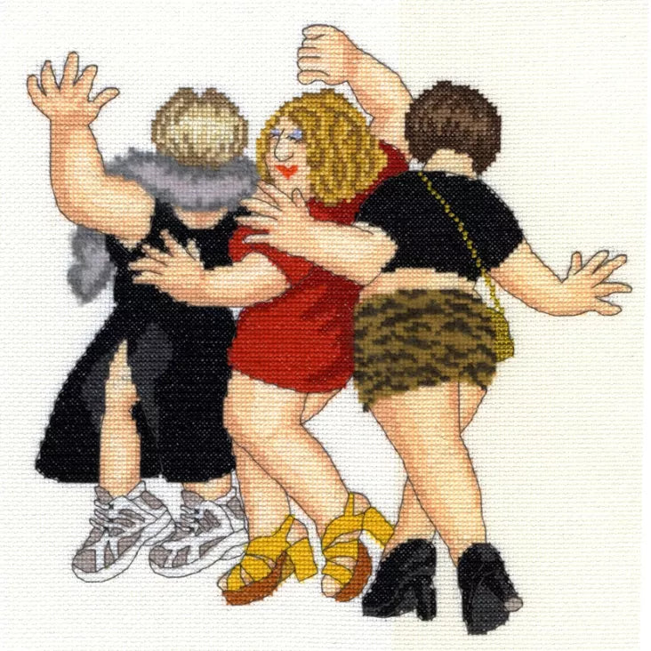 'Girls Night Out' Cross Stitch Set