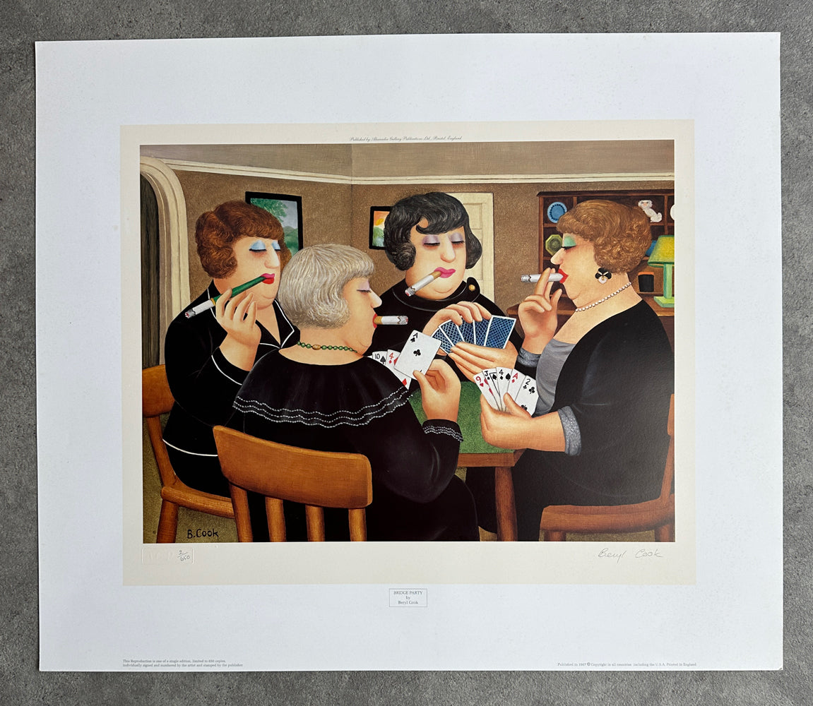 Bridge Party (lithograph)