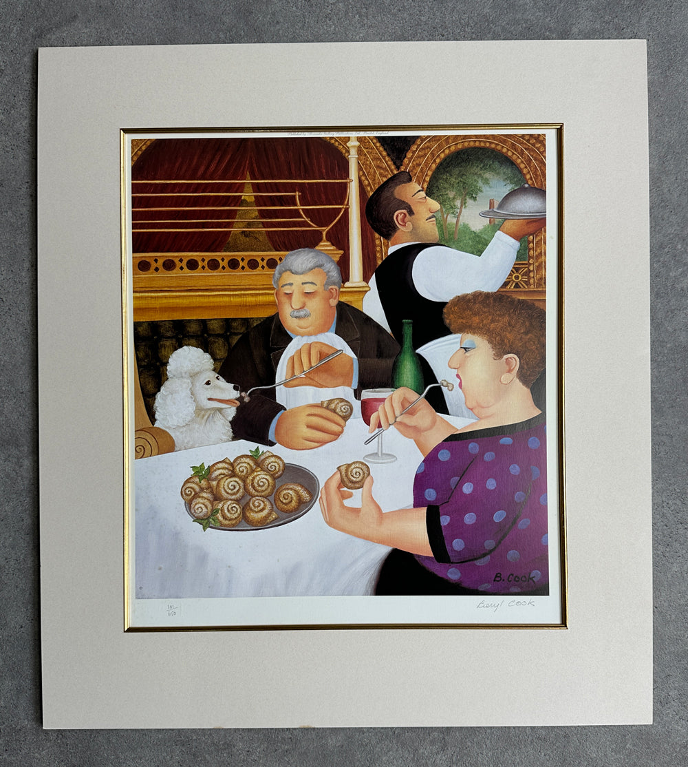 Dining in Paris (lithograph)