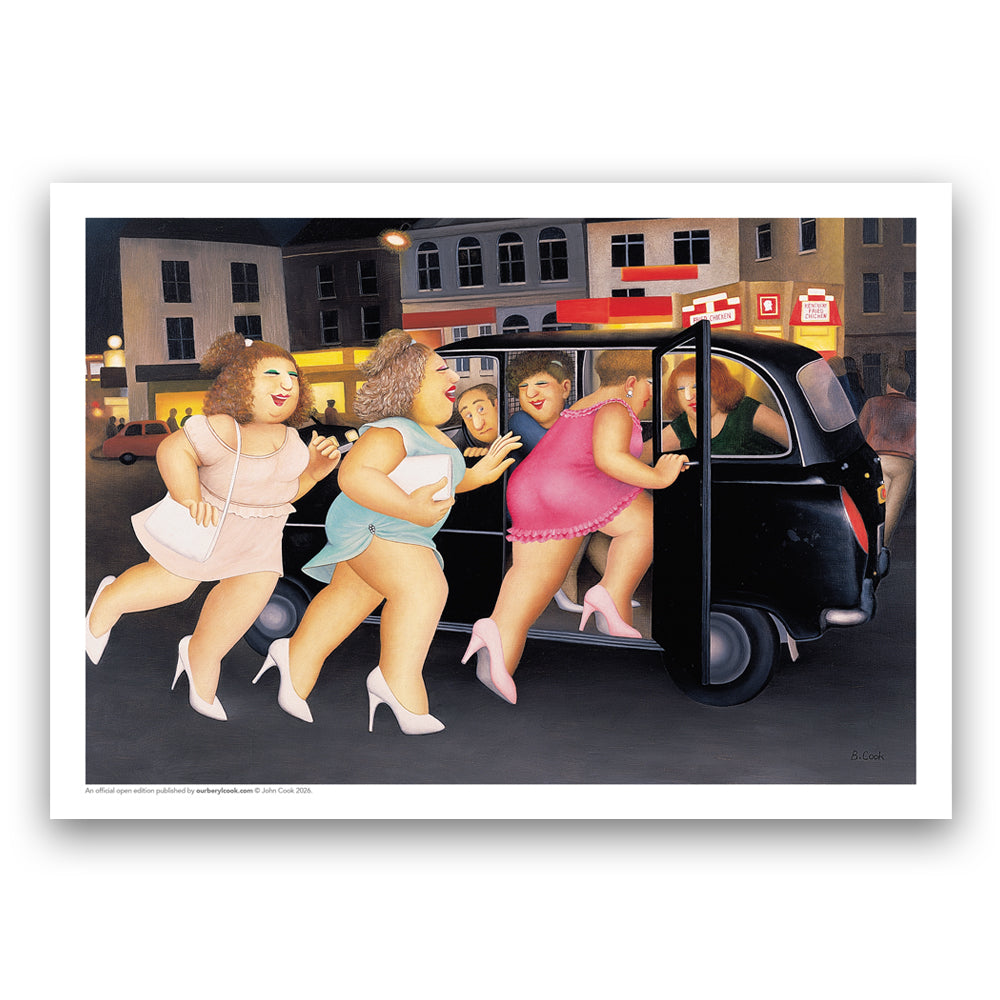 Girls in a Taxi