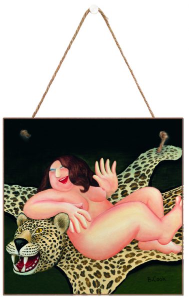 Beryl Cook Nude on Leopardskin Gift-A-Card®