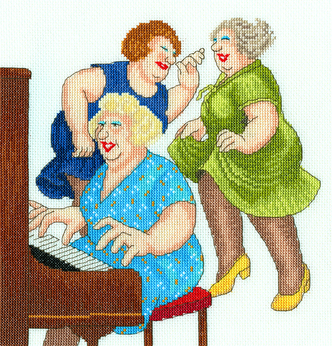'Song and Dance' Cross Stitch Set